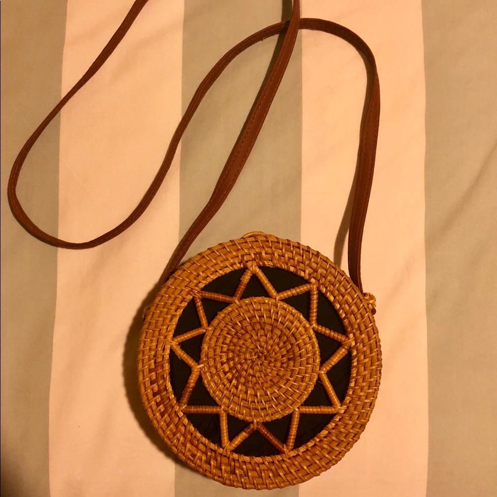 Rattan Bali bag